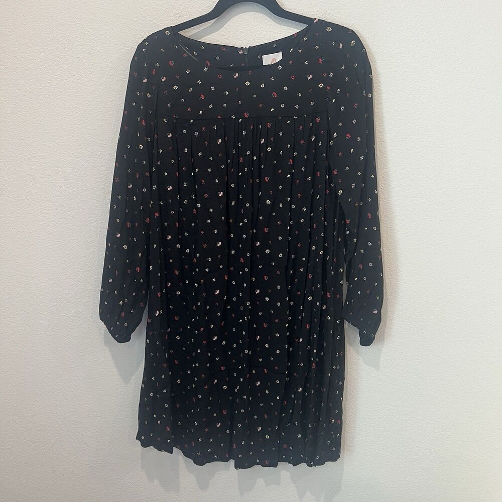 The Nines by Hatch Scoop Neck Ditzy Floral Dress Medium Party Cute Vacation